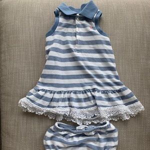 Polo dress and bloomer